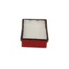 A red and white air filter against a white background. Produktbild-Vorschau