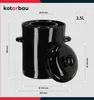 KOTARBAU® Zuurkoolpot Keramische Fermentatiepot 2,5L met Productafbeelding-voorbeeld 3