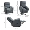 HOMCOM Sessel mit Aufstehhilfe, Relaxsessel, Massagesessel Produktbild-Vorschau 3
