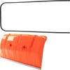 A snow plow blade and a metal frame are shown against a white background. Produktbild-Vorschau