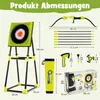 COSTWAY Axtwerpset, 4-in-1: Een werpspel met bijl, boog, Productafbeelding-voorbeeld 3