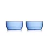 Lyngby Glas - Torino Schale 12 cm, 2er Set Blau Produktbild-Vorschau 1
