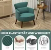 HOMCOM Sessel mit Rückenlehne, abgerundeten Armlehnen, Produktbild-Vorschau 4