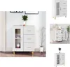 vidaXL Sideboard Weiß 69,5x34x90 cm Holzwerkstoff -  Produktbild-Vorschau 1