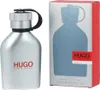 A bottle of Hugo Boss Hugo Iced Eau de Toilette for men and its packaging are shown against a white background. Produktbild-Vorschau