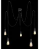 Globo Lighting hanglamp, metaal, zwart, 5x E27 Productafbeelding-voorbeeld 3