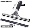 30cm Fensterabzieher Profi, Edelstahl Fensterwischer mit 3 Produktbild-Vorschau 2