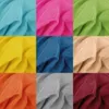 A collage of nine different colored fabric swatches. Voir les images du produit