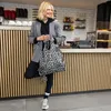 Reisenthel mini maxi, Plátená taška, Čierna, Biela, Náhľad obrázku produktu 5