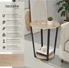 tectake® Beistelltisch Swindon 50x62,5cm Produktbild-Vorschau 2