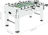 vidaXL Kickertisch Stahl 60 kg 140x74,5x87,5 cm Weiß Produktbild-Vorschau 7
