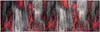 Tapiso Läufer MAYA Modern Grau Rot Schwarz Wohnzimmer  80 x Produktbild-Vorschau 8