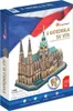 The image shows the packaging of a 3D puzzle of St. Vitus Cathedral, with the Czech flag prominently displayed. Voir les images du produit