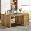 Tribesigns, scrivania da 140 cm con 3 cassetti, stile Anteprima dell’immagine prodotto 5