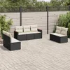 The Living Store 7-tlg. Garten-Sofagarnitur mit Kissen Produktbild-Vorschau 2