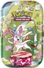 A Pokemon trading card game mini tin featuring Sylveon, with a floral background. Produktbild-Vorschau