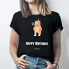 Mr. & Mrs. Panda Größe M T-Shirt Bär Geburtstag - Schwarz - Produktbild-Vorschau 3