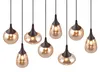 Lampada a sospensione LUMINA nero-miele 8xE14x40W in Anteprima dell’immagine prodotto 3