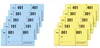 SIGEL GN500 Blocchetto per guardaroba - numerazione 1-500, Anteprima dell’immagine prodotto 13