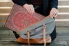 MuchoWow® Laptop Hülle 14 ZollTeppich - Perserteppich - Rot Produktbild-Vorschau 6