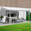 HOME DELUXE - Terrassenüberdachung SOLIS - Weiß - B/T/H: Produktbild-Vorschau 2