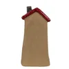 Clayre & Eef Dekorationsfigur Haus 10x7x19 cm Braun Rot Produktbild-Vorschau 2