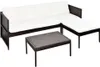 set di 3 pezzi per salotto da giardino con cuscini in poly Anteprima dell’immagine prodotto 11