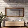 120x100 Rechteckig Rustikale Wandspiegel mit Rahmen Produktbild-Vorschau 3