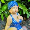 Gartenfigur Badenixe Figur als Kantensitzer 32 cm Produktbild-Vorschau 2