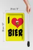 Blechschild  I Love Bier, 30 x 20 cm, Blechschilder Spruch Produktbild-Vorschau 6