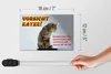 Blechschild Hinweis 18x12cm Vorsicht Katze Strichliste Produktbild-Vorschau 5
