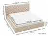 GrainGold Polsterbett Apollo 140x200 cm - Bett 140x200, Produktbild-Vorschau 6