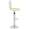 vidaXL Barhocker Creme Stoff Produktbild-Vorschau 4