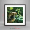 Gerahmtes Poster - Schwarzer Rahmen - Dschungel Leopard Produktbild-Vorschau 5