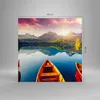 Bild auf Leinwand - Leinwandbild - See Natur - 40x40cm - Produktbild-Vorschau 3