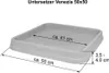 MePla - Untersetzer Venezia quadrat 50x50 anthrazit Produktbild-Vorschau 2