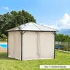 4 Ersatzvorhänge für 3x3m Pavillons, robust, für Stangen Produktbild-Vorschau 3