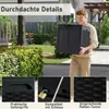 COSTWAY box da giardino 145L, box per cuscini con coperchio Anteprima dell’immagine prodotto 6