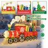 COSTWAY Weihnachtszug beleuchtet, 215cm Weihnachtsdeko mit Produktbild-Vorschau 5