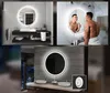 Moderne Nástenne okrúhle zrkadlo do kupelne s osvetlenim Náhľad obrázku produktu 5