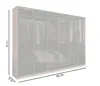 Kleiderschrank Monaco in Schwarz 300cm Breit inkl. Zubehör, Produktbild-Vorschau 3