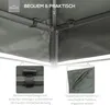 Outsunny Ersatzdach für Metall-Gartenpavillon 3x4 Partyzelt Produktbild-Vorschau 6