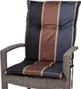 A close-up view of a chair cushion with a striped pattern. Produktbild-Vorschau