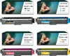 A collage of four toner cartridges and their packaging, each featuring a chameleon. Anteprima dell’immagine prodotto