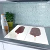 Spritzschutz Herdabdeckplatte Schneidebrett aus Glas Produktbild-Vorschau 2