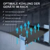 Extralnik 19 Zoll Fachboden 1HE 300 mm Rackboden für Produktbild-Vorschau 7