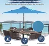 GOPLUS 3m Sonnenschirm Gartenschirm Balkonschirm Produktbild-Vorschau 4