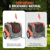 VEVOR Hundeanhänger 30 kg Fahrradanhänger Kohlenstoffstahl Produktbild-Vorschau 4