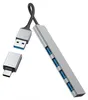 Hama USB-Hub 4 Ports, Ultra Slim, inkl. USB-C-Adapter Produktbild-Vorschau 1