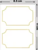 Tischkarte Namenskarte 8,5x5,5cm vorgefalzt für Hochzeit Produktbild-Vorschau 2